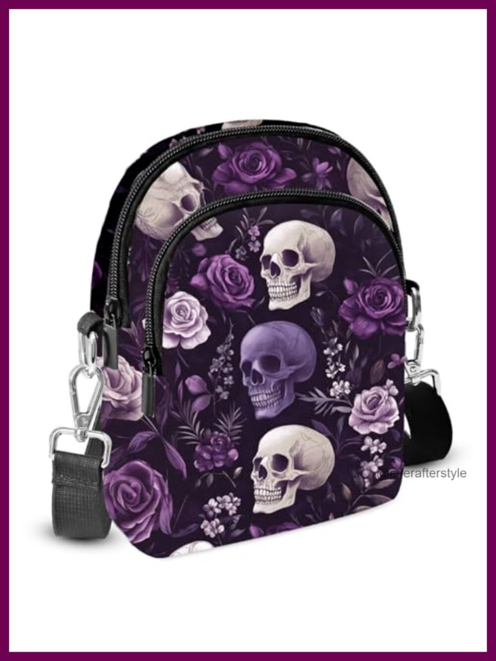 Water Resistant Polyester Crossbody Phone Purse Adjustable Strap Women